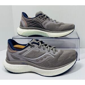 Saucony Hurricane Womens Running Workout Active Grey Purple Sneakers Size 7.5